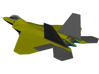F/A-22 Raptor 3D Model preview