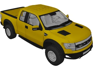 Ford SVT Raptor (2014) 3D Model preview