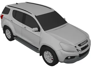 Isuzu Mu-X (2020) 3D Model preview
