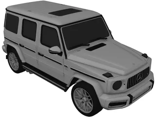 Mercedes-Benz G63 AMG (2019) 3D Model preview