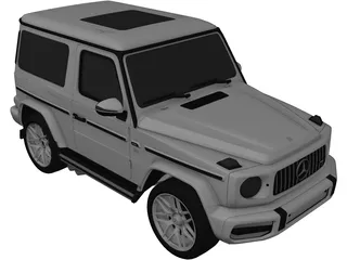 Mercedes-Benz G63 Coupe (2019) 3D Model preview