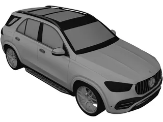Mercedes-Benz GLE63 AMG (2019) 3D Model preview