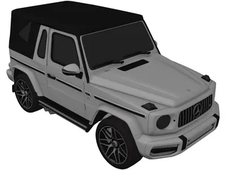 Mercedes-Benz G63 464 Cabrio (2019) 3D Model preview