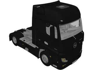 Mercedes-Benz Actros 3D Model preview