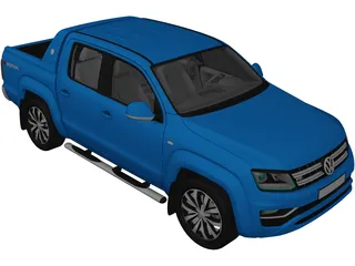 Volkswagen Amarok (2018) 3D Model preview