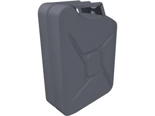 Jerry Can 20 Litres 3D Model preview