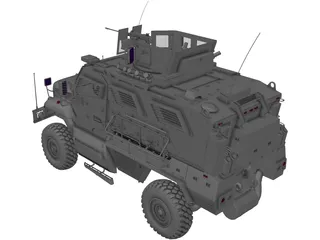 International MaxxPro 3D Model preview