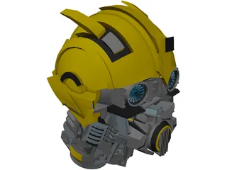 Bumblebee Head 3D Model preview