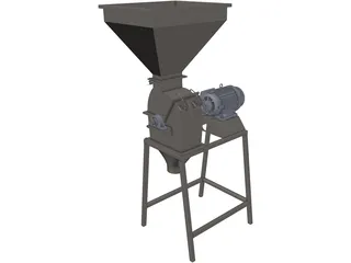 Grain Crusher 3D Model preview