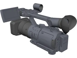 Sony Video Camera 3D Model preview