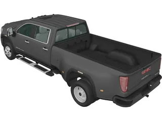 GMC Sierra 3500HD (2019) 3D Model preview
