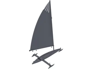 Iceboat DN-60 3D Model preview