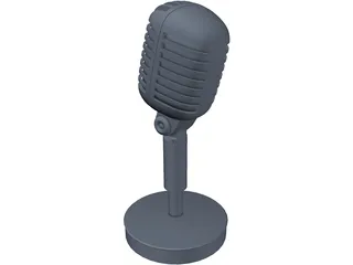 Shure 55 Microphone 3D Model preview