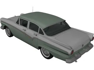 Ford Custom Fordor (1957) 3D Model preview