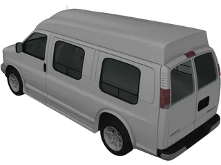 GMC Savana (1997) 3D Model preview