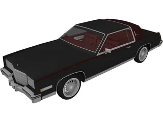 Cadillac Eldorado (1983) 3D Model preview