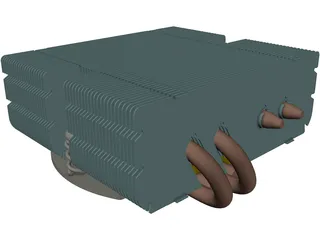 Noctua NH-L9X65 CPU Cooler 3D Model preview
