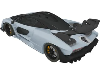 McLaren Senna (2019) 3D Model preview