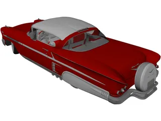 Chevrolet Impala (1958) 3D Model preview