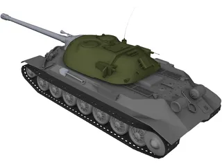 IS-7 3D Model preview