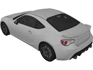 Toyota GT86 (2013) 3D Model preview