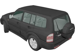 Mitsubishi Pajero 5-Doors (2005) 3D Model preview