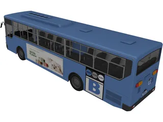 Daewoo Korea Bus 3D Model preview