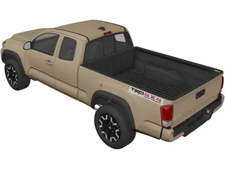 Toyota Tacoma TRD (2016) 3D Model preview