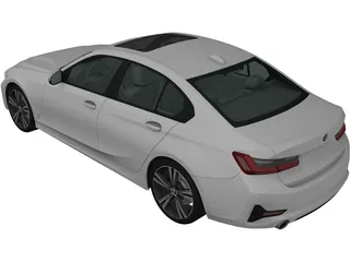 BMW 3-Series (2020) 3D Model preview