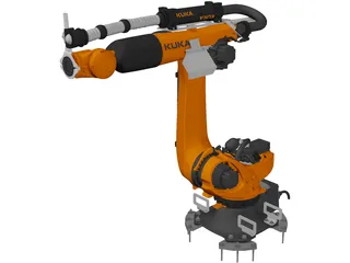 KUKA Quantec KR-120 R2700-2 3D Model preview