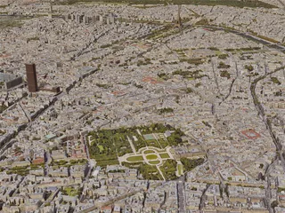 Paris City, France [24M] (2019) 3D Model preview