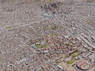 Los Angeles Downtown, California, USA (2019) 3D Model preview