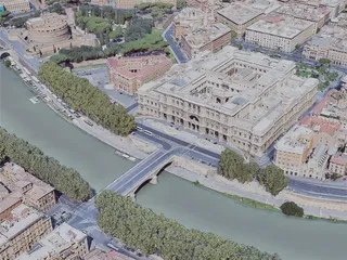 Vatican City, Rome, Italy (2019) 3D Model preview
