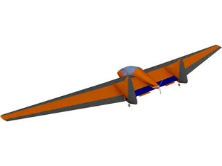 Fauvel AV-361 3D Model preview