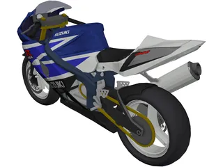 Suzuki GSX-R 1000 (2003) 3D Model preview