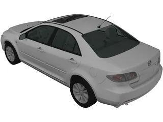 Mazda 6 Sedan (2002) 3D Model preview