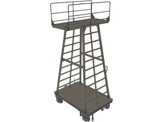 Tower Car 3D Model preview