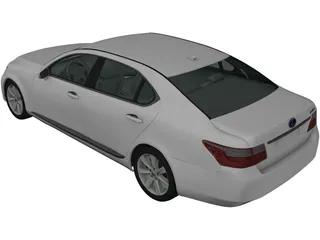 Lexus LS 600h [XF40] (2010) 3D Model preview