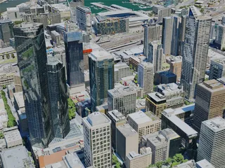 Melbourne City, Australia (2019) 3D Model preview