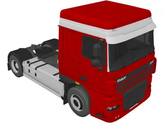 DAF XF 3D Model preview