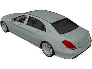 Mercedes-Maybach (2019) 3D Model preview
