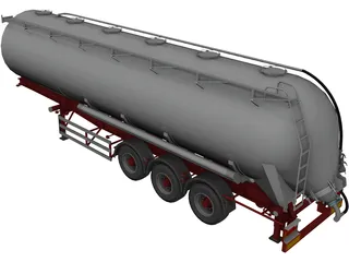 LAG Bulktrailer 3D Model preview