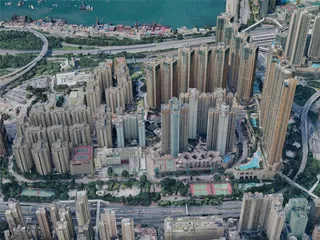 Hong Kong City, China (2019) 3D Model preview