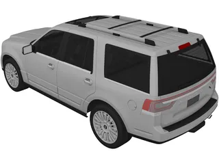 Lincoln Navigator (2015) 3D Model preview