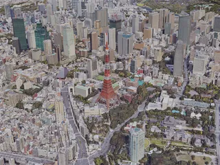 Tokyo City, Japan (2019) 3D Model preview