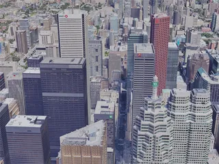 Toronto City, ON, Canada (2019) 3D Model preview