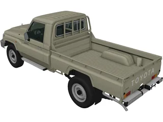 Toyota Land Cruiser [J71] 3D Model preview
