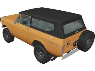 International Scout II (1976) 3D Model preview