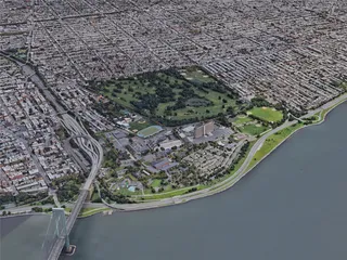 New York City, Brooklyn, USA (2019) 3D Model preview