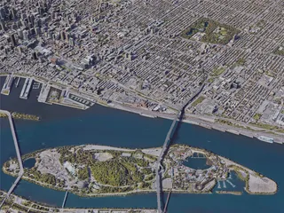 Montreal City, QC, Canada (2019) 3D Model preview